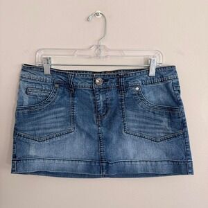 Y2K‎ L.E.I. DENIM MINI SKIRT